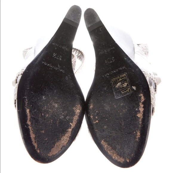 Balenciaga Brogue Arena Wedge Sandal - Picture 5 of 5